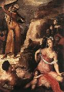 BECCAFUMI, Domenico Moses and the Golden Calf fgg oil on canvas